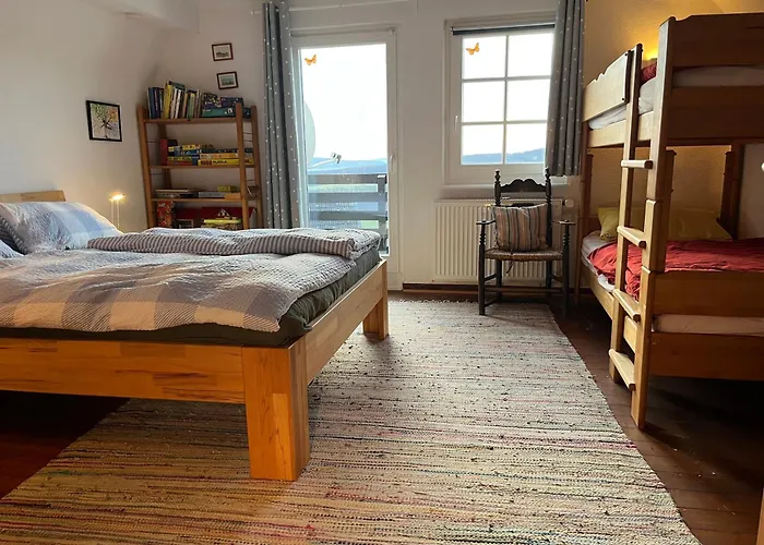 Eifel Panoramablick Unter Der Burg Olbrueck Mit Sauna Hottub Grosser Terrasse Und Garten Ideal Fuer Familien * Niederdürenbach